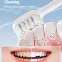 7MAGIC Sonic Electric Toothbrush for Adults and Kids - Up to 180 Days Runtime, 42000 VPM Powered Toothbrush, 5 Modes & 3 Intensities for Sensitive Teeth & Braces, Includes 8 Brush Heads, White
