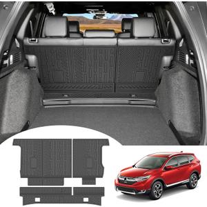 Backrest Mat for 2017-2022 Honda CRV Fuel Model Cargo Mat All Weather Rear Seat Back Cover Mat Cargo Liner for 2017 2018 2019 2020 2021 2022 Honda CR-V Accessories (Fit 17-22 Fuel Model Only)