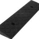 PRETYZOOM 19.68X5.11X1.57 Inch Curb Ramp Threshold Ramp with Anti-Slip Surface Portable Sidewalk for Driveway Car Loading Dock Transition Strip Reducer