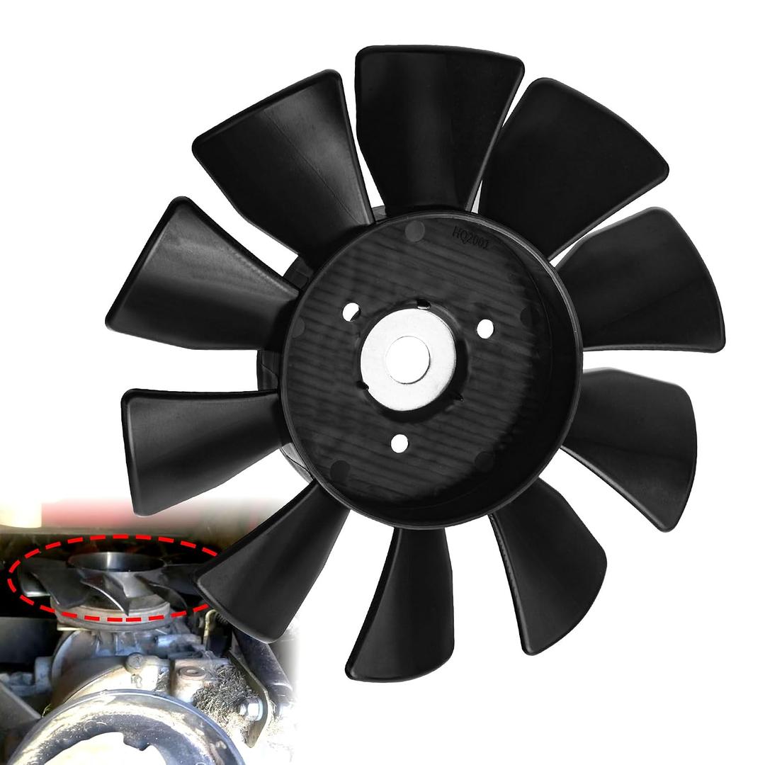53822 7" 10 Blade Transmission Fan Compatible with Husqvarna Craftsman T2400, YT3000, T2500, yth22v46, P-ZT5224 Lawn Tractor, Replaces 584282001