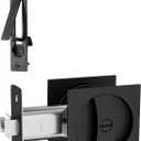 Lethato Black Pocket Door Hardware with Pocket Door Edge Pull, Pocket Door Lock with Pull, Pocket Door Latch, Matte Black Contemporary Pocket Door Privacy Lock for Bathroom & Bedroom (1 Pack, Square)