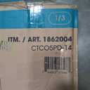 LITTLE TREE Round Dining Table for 4-6 People, 47 Inches Dining Room Table with Wooden Pedestal Base, Circle Kitchen Tables for Dining Room, Kitchen, Living Room, Oak