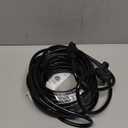 HUANCHAIN Indoor Outdoor Black Extension Cord 50 ft Waterproof, 16/3 Gauge Flexible Resistant Appliance Extension Cord Outside, 13A 1625W 16AWG SJTW, 3 Prong Electric Cable, ETL Listed