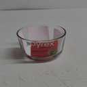 Pyrex Simply Store 4-Cup Round Glass Food Storage Dish (1075428) (Red)