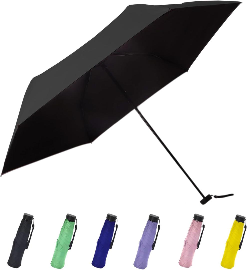 SoulRain 42" Travel Sun & rain Umbrella, Lightweight Windproof Umbrella, Portable Lightweight Compact Parasol with 99% UV Protection for women and men