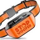 New 2025 No Shock Dog Bark Collar for Small Medium Large Dogs-Smart Chip Adjusts to Stop Barking in 1 Minute-Highly Effective Vibration and Sound Stops Barks Fast with No Pain-Safe Orange