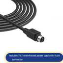 12V 8.33A 4-Pin Power Adapter Charger for Synology Disk Station 4-Bay DS918+DS412 DS418 DS420+DS423+DS720+ DS712 DS920+DS923+DS916+Network Storage NAS Server Power Supply Charging Cable Replacements