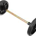 Gallon Trash can Replacement Wheel with Rubber Hollow Shaft 18.9 Inch Garbage can Wheel for Outdoor Patio Garden Waste Bin