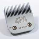 Professional Dog Clipper Blades, 4FC Dog Grooming Clippers with Detachable Blade Compatible for Oster Andis Wahl Conair A5 Model Series, Sharp, Hardness