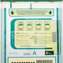 ControlTek SafeLok 9" x 12", Clear, 100 Bags, Tamper-Evident Deposit Bags for Cash Handling & Valuables, Moisture, Heat and Cold Sensitive Ink, Tear-off receipt + Large Barcodes 585087