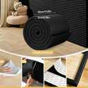 Extra Wide Thick Edge Protectors for Baby, Pre-Taped 6.56ft Foam Guard | 11.8''W Corner Protector, 0.79'' Thick Soft Rubber Foam Padding for Fireplace Table Stair Wall, Waterproof, Black