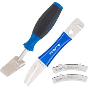 Hydraulic Piston Press for Bicycle Disc Brakes Repair Tool Kit 4-Piece Set Rotor Truing Fork Rotor Adjustment Tool Disc Brake Gap Regulator Bike Disc Alignment Tool