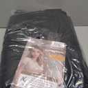 JSEI Non-Slip Bathroom Rugs, Self Adhesive No Sliding Bath Rugs Set of 2, Machine Washable Absorbent Bath Mat Set for Tub Shower & Single Sink 24x36+24x60, Black, Rectangular Pattern