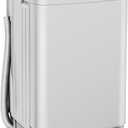 17LBS Full Automatic Portable Washer & Spinner Combo, 10 Programs 8 Water Levels, Compact Laundry Machine for Apartment RV Dorm, White