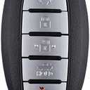 ABUDU fit for 2017-2020 Nissan Armada Smart Key Remote Key Fob 433MHz 46 Chip 5 Buttons Sedan No Logo FCC ID: CWTWB1U744 / CWTWB1G744