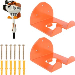 Weed Eater Rack Garage Wall Organizer, Garage Tool Organizer Weedeater Hanger Wall Mount For String Trimmer Hanger, Hedge Trimmer Rack Garden Tool Organizer (2 Pack)