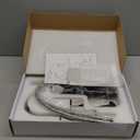 Brushed Nickel Bathroom Faucet with 360 Degree Swivel Spout Waterfall Faucet for Bathroom VanitySingle Hole Bar Sink Faucet with Hose and 6 "Deck Plate