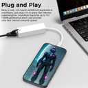 Lightning to RJ45 Ethernet Adapter,Plug and Play, Compatible with iPhone 14/13/12/11/XS/XR/X/8/7/iPad/iPod, Supports 100Mbps
