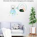 ORIA Plug-In Air Purifier, 4 Pack Negative Ion Air Ionizer for Home, Quiet Operation Air Freshener, Portable Mini Air Cleaner for Kitchen, Bedroom, Office, Pets Smoke Smell