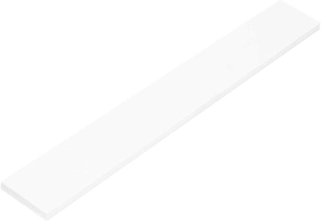 21 in. W x 4 in. H Vanity Sidesplash, Engineered Stone Side Splash for Bathroom Vanity Top, Universal Size Bathroom Sidesplash in Pure White