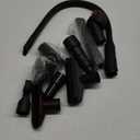 10PCS Universal Vacuum Attachments Kit Wet Dry Plastic Vacuum Hose Adapter 1-1/4" Vacuum Cleaners Accessories with Horse Hair Brush Flexible Crevice Tool Adapter for Shop Vac Accessories (Black)