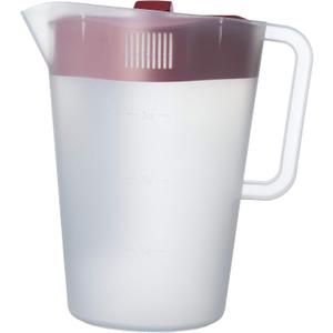 GoodCook 1 Gallon Pitcher with 4 Way Lid, Made Without BPA, Clear