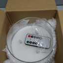 6X6'' Extra Large Flameless Candle 3 Wick Glass Large Candles with Remote Control for Home Decor