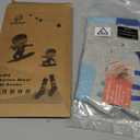 Hylaea Merino Wool Ski Socks Kids, Knee-high Warm Thermal Snowboard Skating Socks for Boys Girls Toddler (Medium, Grey Blue (2 Pairs))