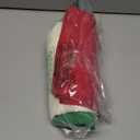 LemonRoad 36 Pcs Christmas Cloth Napkins and Napkin Ring Holders, Reusable Fabric with Pine Needle Red Fruit Napkin Rings for Xmas Table Decor, Banquet, Holiday Dinner Party, Wedding Party Supplies (Red, Green, White)