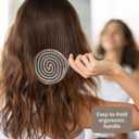 Detangling Wet Hair Brush for Thin or Straight Hair, Vented Detangler Hairbrush with Double-Layered Ultra and Soft-Nylon Bristles for Wet or Dry Hair, Gift for Women Girls Kids