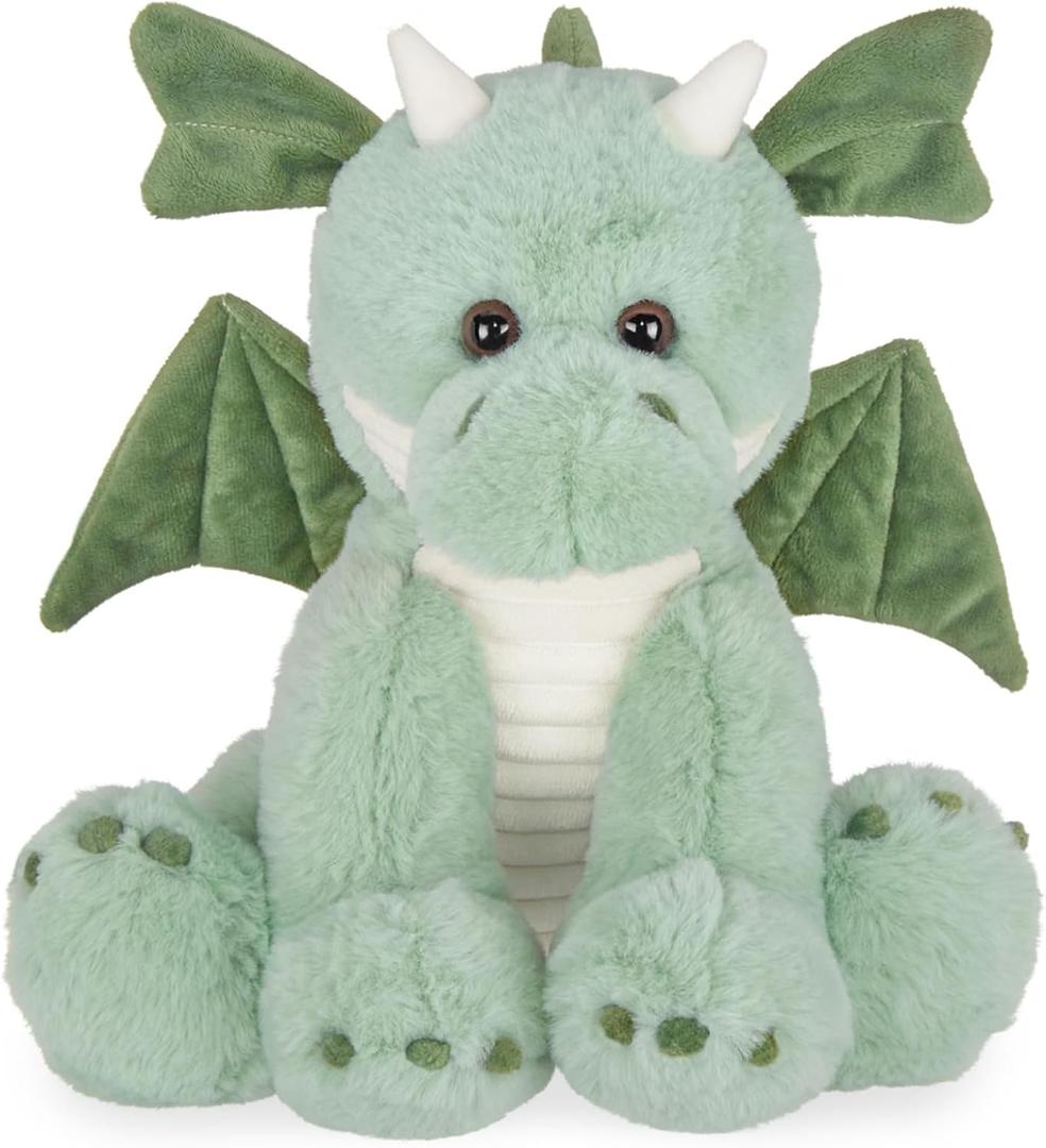 Bearington Burnie Plush Dragon Stuffed Animal, 10.5 Inch