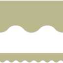 Teacher Created Resources Olive Green Scalloped Border Trim (TCR7216)