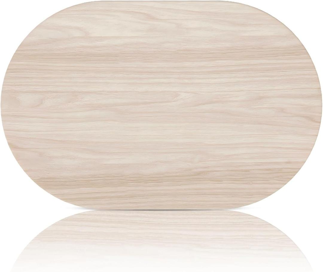 Stone Bath Mat for Bathroom|Diatomaceous Earth Bath Mat|Quick Dry Water Absorbing Bath Stone Mat Large|Non-Slip Bathroom Shower Rug|Easy to Clean (2416'', Wood Grain, Oval)