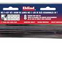 EKLIND 53198 Cushion Grip Hex T-Key allen wrench - 8pc set SAE Inch Sizes 3/32-1/4 (9In shaft)