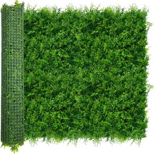 ODTORY Artificial Plants Hedge Wall Panels40x120 Inch (33.5 sqft) UV-Anti Greenery Boxwood Fence Privacy Screen, Faux Ivy Grass Wall with Fake Leaves for Indoor Outdoor Background Covering