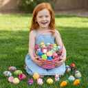 24 Pack Prefilled Easter Eggs with Squishy Toys,Bright Color Plastic Eggs for Kids Boys Girls,Easter Egg Hunt,Easter Basket Stuffers,Party Favors