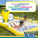 BACKYARD BLAST - 30' Waterslide with Bumpers and Splash Zone, 2 Inflatable Riders and Electric Pump - Easy to Setup - Extra Thick to Prevent Rips & Tears