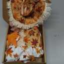 Fall Porch Goose Outfits Fits 23" Garden Yard Patio Goose Statue