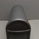 Architectural Mailboxes Mapleton Heavy Duty Steel Metal Post Mounted Mail Box for Outside, Graphite, Large Curbside Mailbox with Magnetic Latch