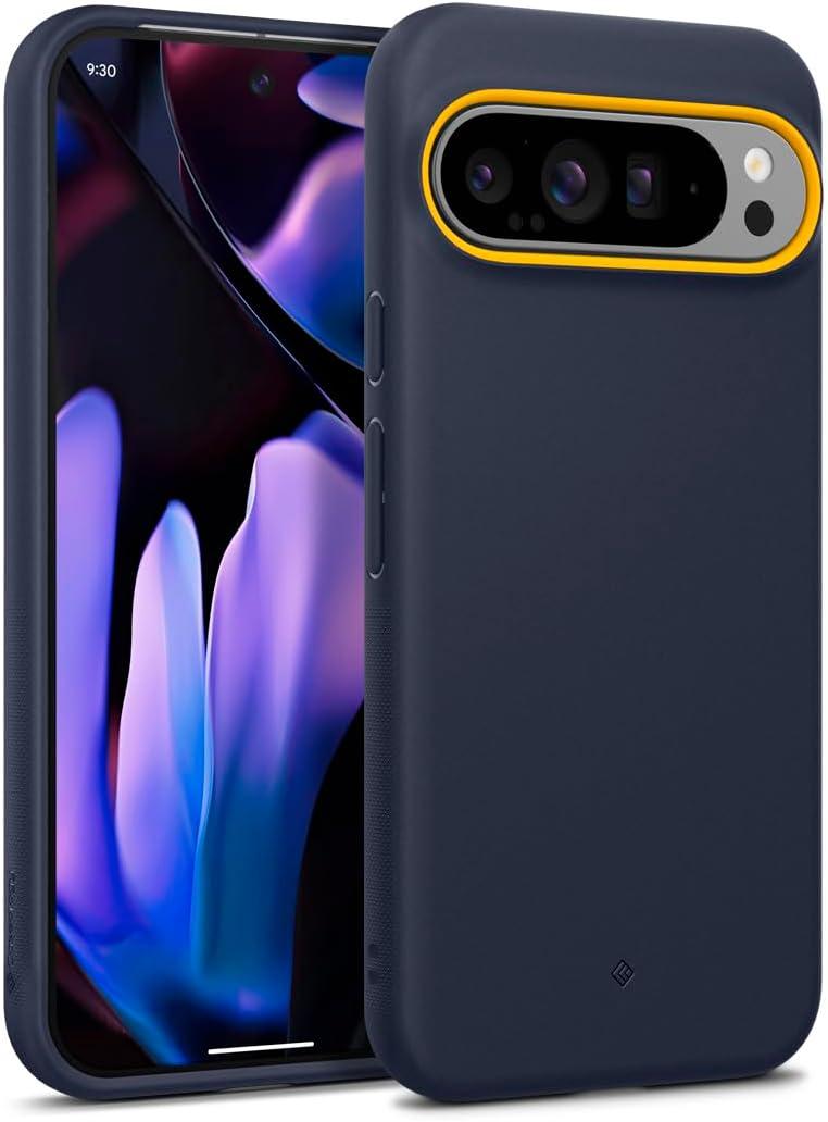Caseology Nano Pop for Google Pixel 9 Pro XL Case 5G [Silicone Case](2024) - Blueberry Navy