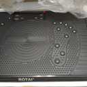 ROTAI Vibration Plate Exercise Machine for Lymphatic Drainage Massager & Weight Loss, 400 lbs Capacity Whole Body Vibrating Shake Plate Workout for Women and Men