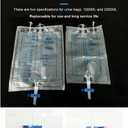 Female External Catheter Condom Catheters A Reusable Portable Women's Comfortable Urine System Equipped with a Silicone Urine Collector with 2 Catheterization Bags (Women Type White)
