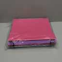 Extra Capacity Plastic Hanging File Folder, 12 Pack Reinforced Hang Folders Letter Size, Heavy Duty 2 Inch Expansion Filing Cabinet Folders for Bulk Files, Medical Charts, Assorted Colors