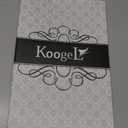 Koogel 18 Sheets 97PCS Henna Tattoo Stencil Kit, Reusable Mehndi Templates for Indian Weddings, Bridal Mehndi, Music Festivals, Summer Parties, Body Art Temporary Tattoo Stencils (Black)