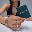 PAVOI 14K Gold Plated 925 Sterling Silver Cubic Zirconia Stud Earrings for Women - Simulated Diamond CZ Earrings