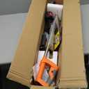 MAXMAN Weed Wacker, Weed Eater Battery Powered, Cordless Brush Cutter with 2Pcs 21V 4000mAh Batteries and 10Pcs Metal Blades, Lightweight Electric Grass Cutter Weed Trimmer for Yard Trimming & Edging