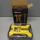 Portable Air Compressor 150 PSI, Bike Pump, 12V DC Electric Air Pump for Car Tires and Bicycles, Emergency LED Light, Auto Pump/Shut Off, Various Nozzle Adaptors Included