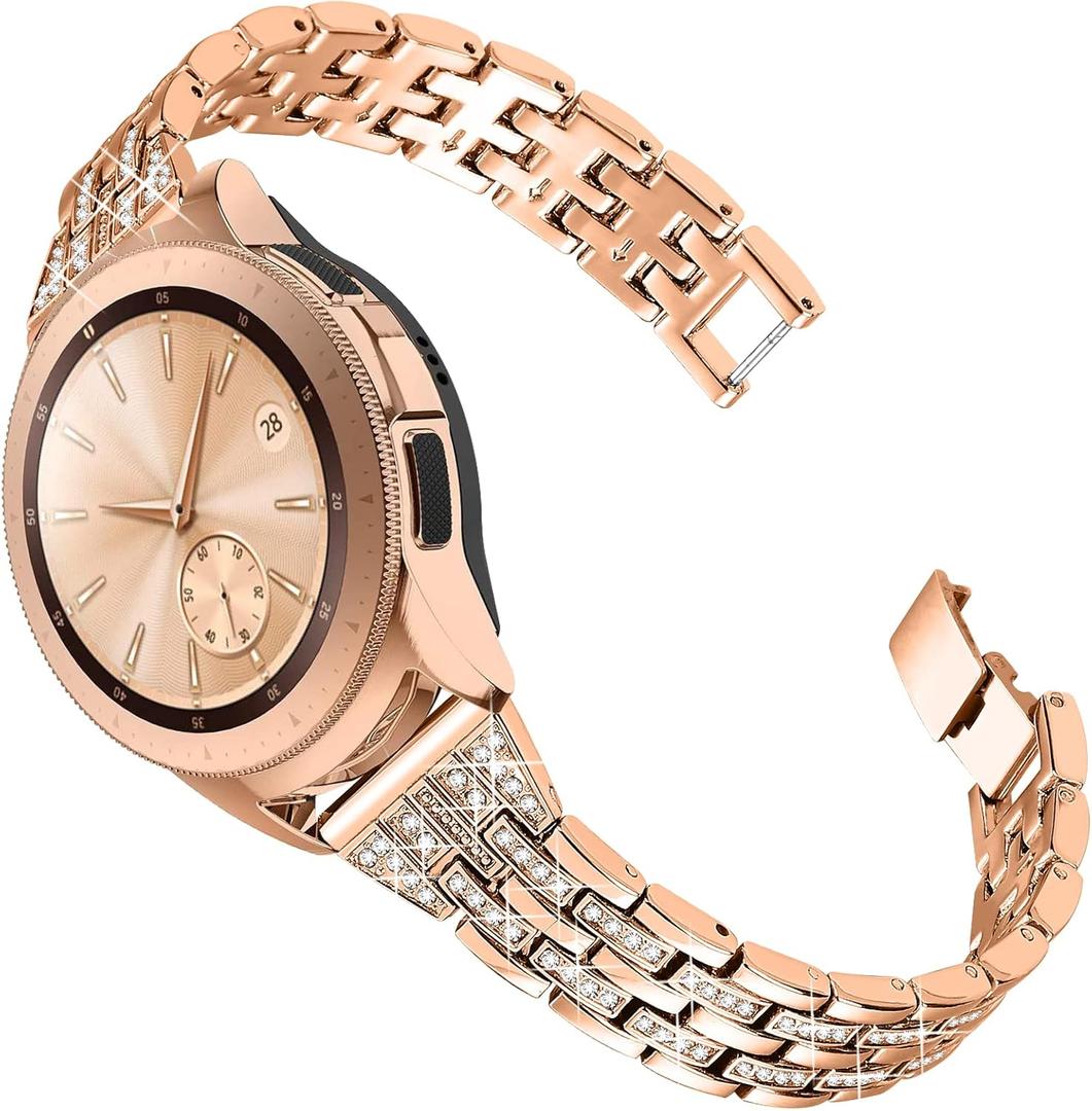 JOYOZY Women Girls Stylish Bands Compatible with Galaxy Watch 6/5/4/FE/7 40mm 44mm/Classic 42mm 43mm 46mm 47mm/Galaxy Watch Active 40mm/Active 2 40mm 44mm/Galaxy Watch 3 41mm/Garmin Vivoactive 3