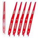 5Pcs Reciprocating Saw Blade Set, 9" Saw Blades with Storage Box, Use for Cutting Wood, Metal, Drywall, Plastics & Composite Materials, Pack of 2