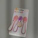 Munchkin Gentle Dip Baby Spoons for Self Feeding and Baby Led Weaning, 3 Pack, Pink/Purple